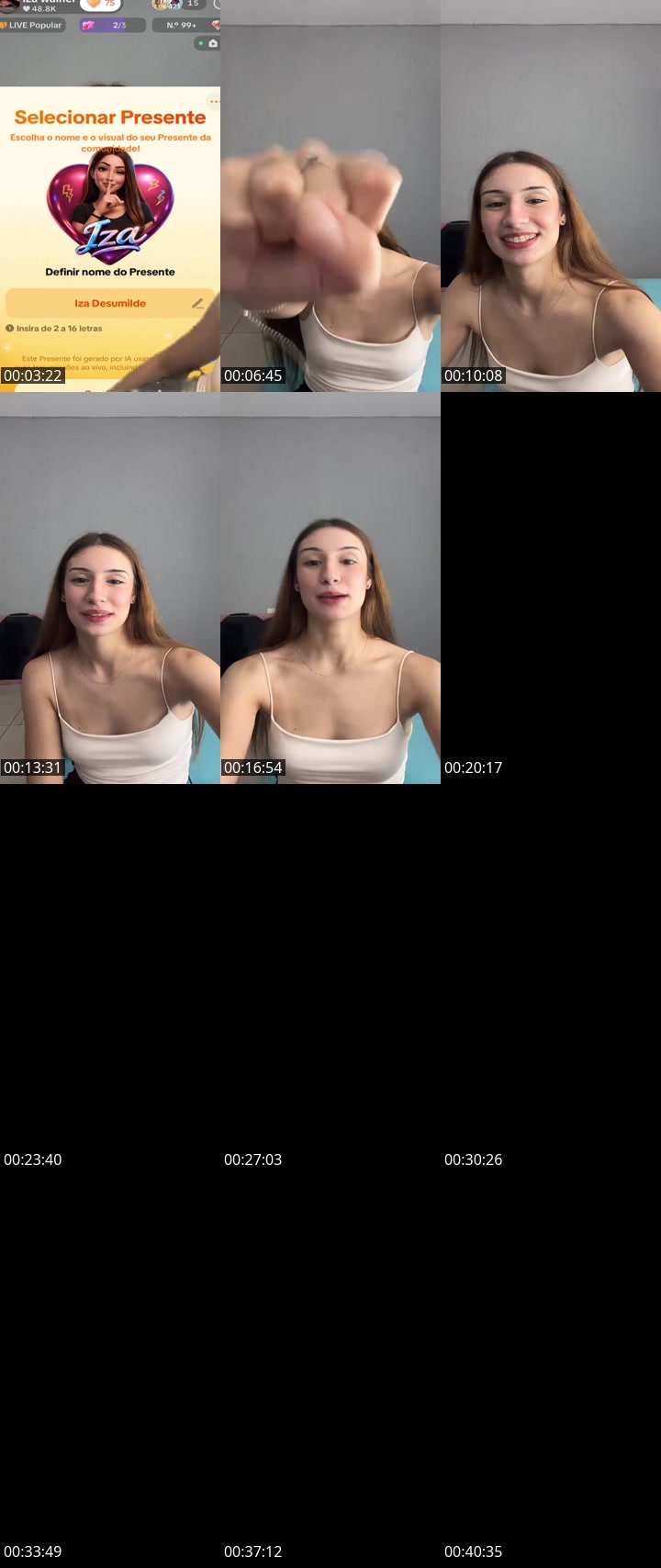 @iza.wainer TikTok live from 2026-05-09