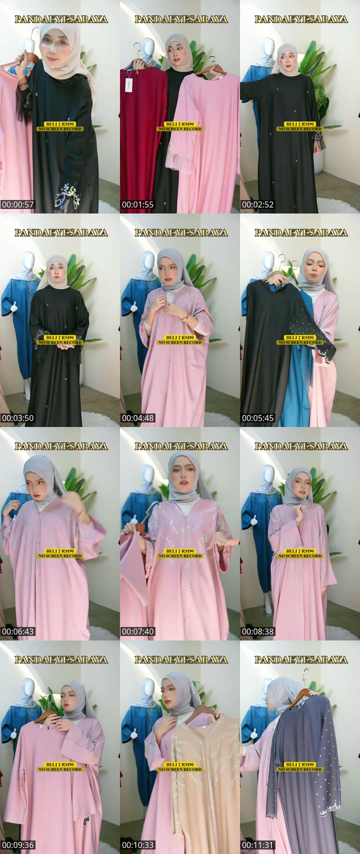 TikTok live: ABAYA NEW DESIGN by @pandaeyesabaya