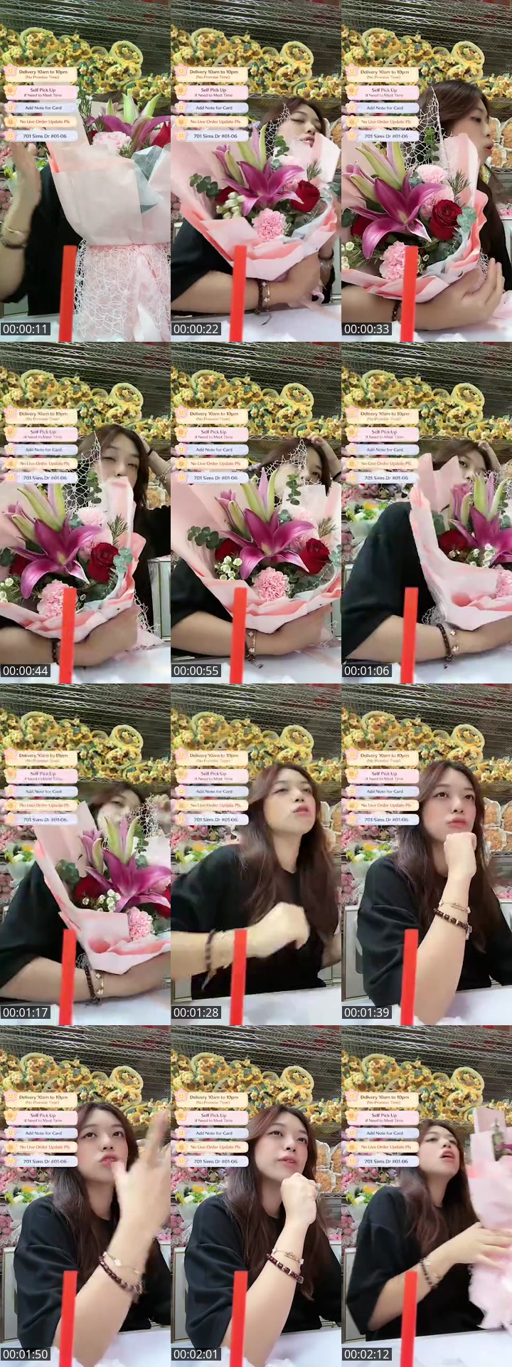 TikTok live: Fresh Flower Sales Mothers Day by @flowershopsg
