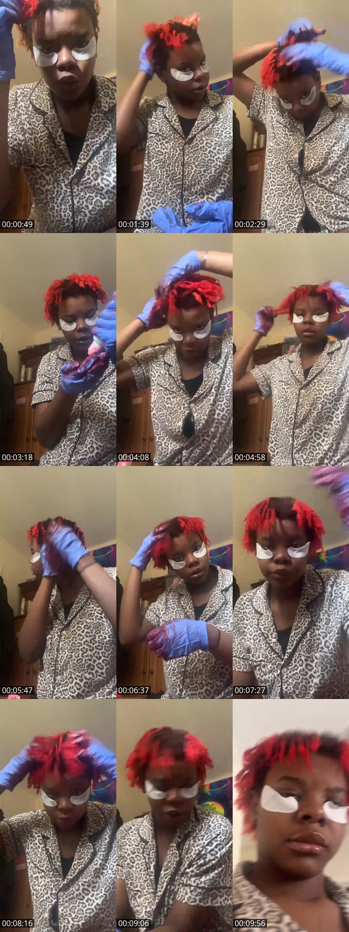 TikTok live: DYEING MY HAIR😛 by @sparklystuffxoxo