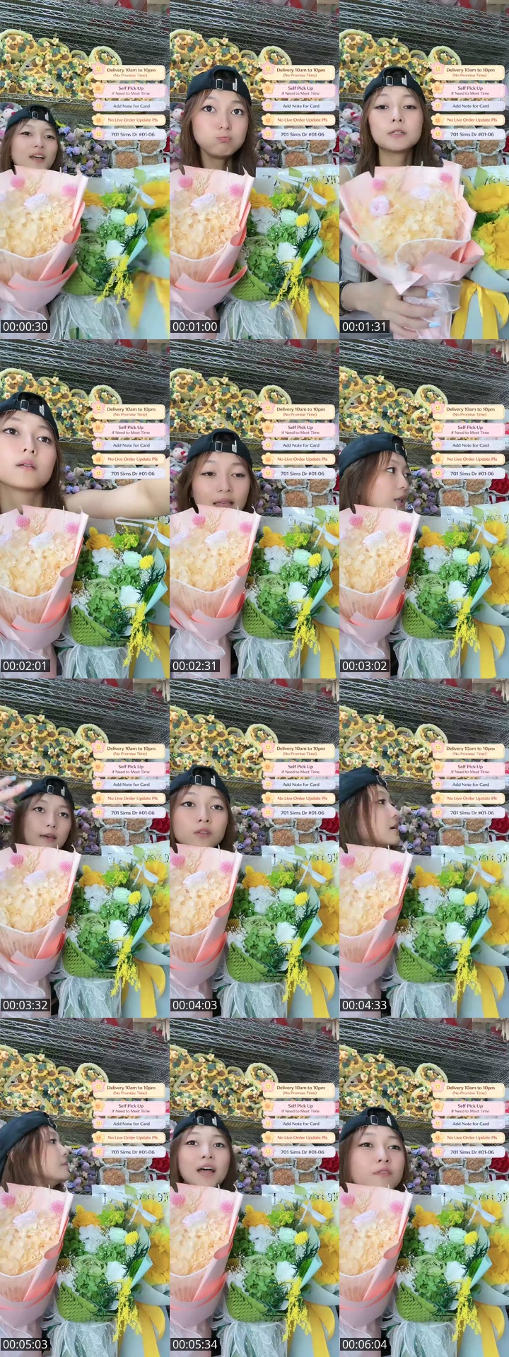 TikTok live: Fresh Flower Sales Mothers Day by @flowershopsg