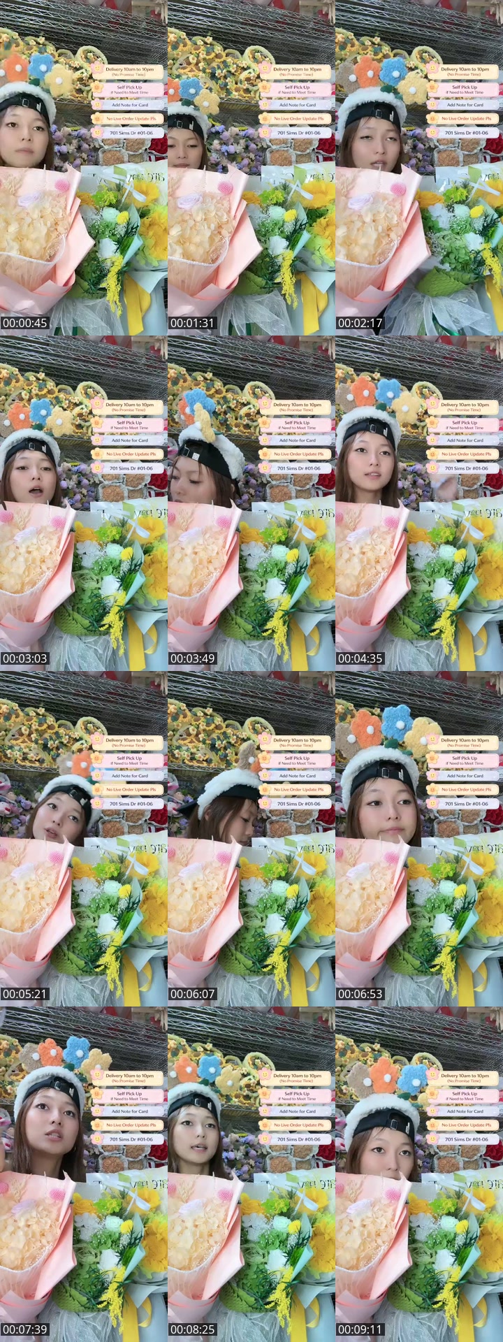 TikTok live: Fresh Flower Sales Mothers Day by @flowershopsg