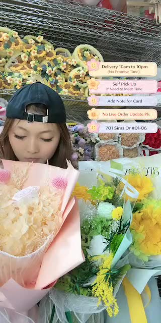 TikTok live: Fresh Flower Sales Mothers Day by @flowershopsg
