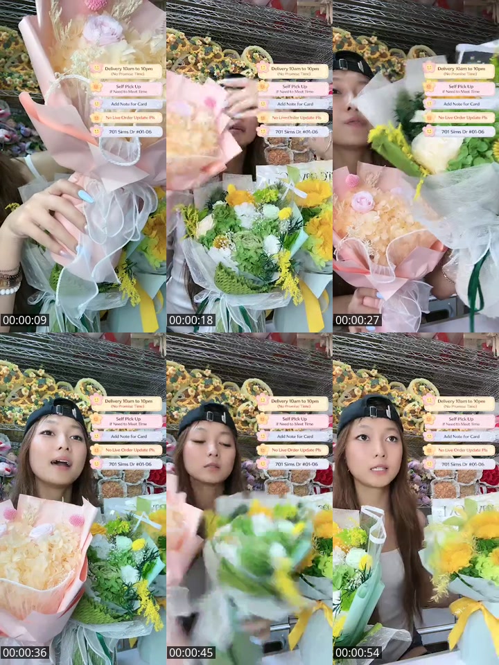 TikTok live: Fresh Flower Sales Mothers Day by @flowershopsg