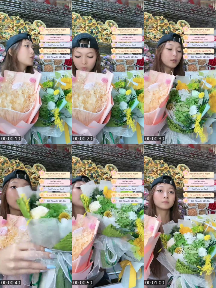TikTok live: Fresh Flower Sales Mothers Day by @flowershopsg