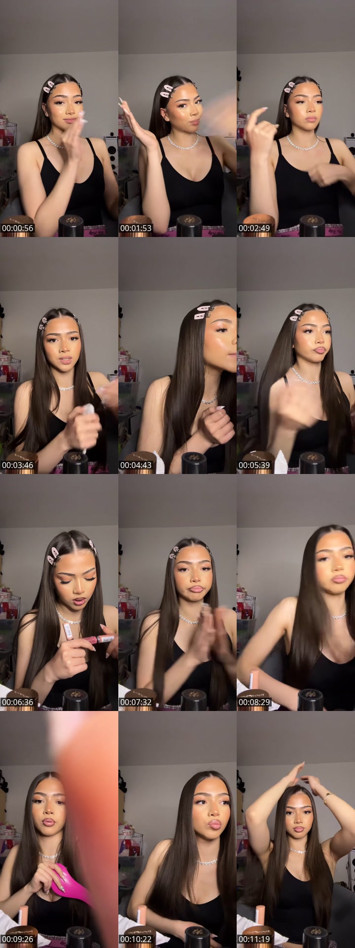 TikTok live: Grwm by @kyrraqq