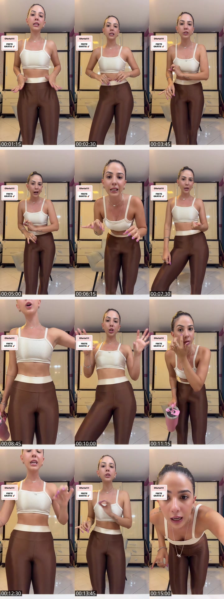 TikTok live: Conjunto Canelado Frete Grátis by @livialobomaria