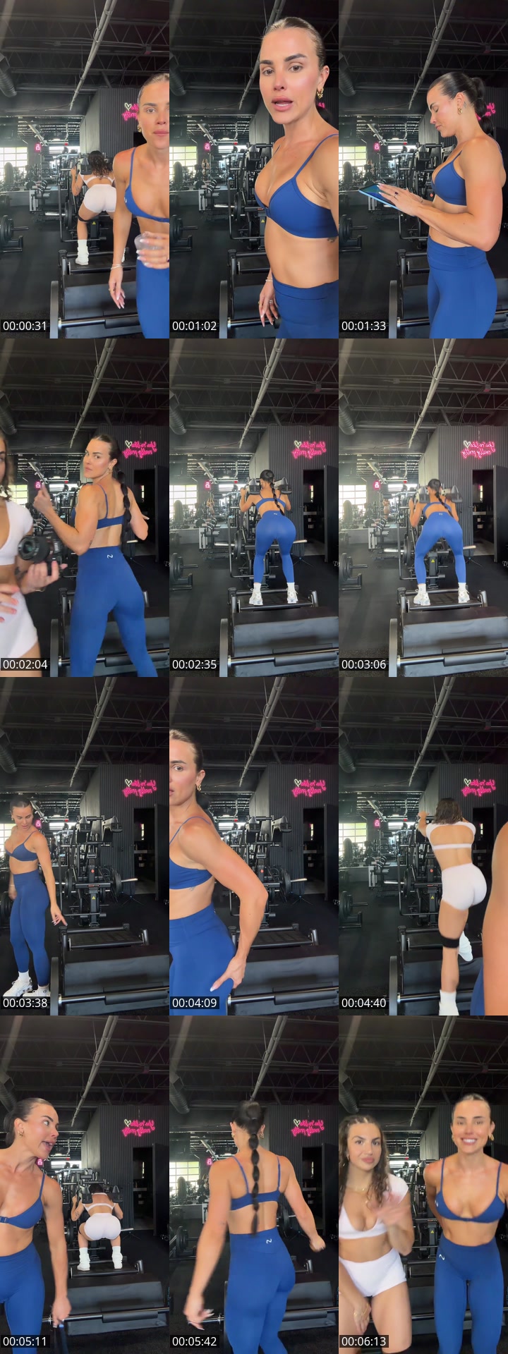 TikTok live: Leg day by @lizztheshizzzz