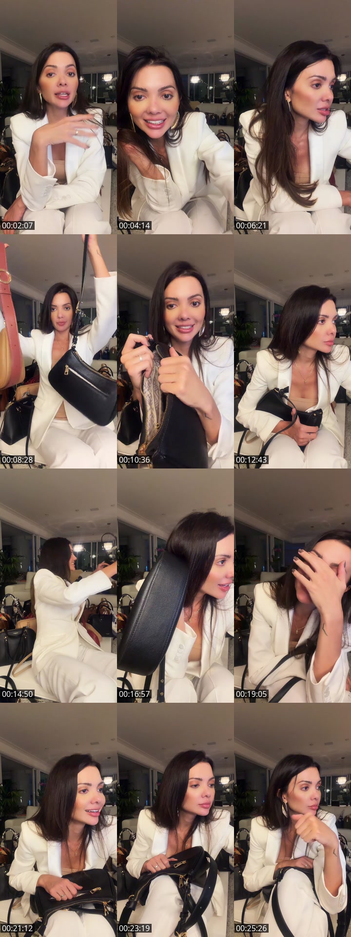 TikTok live: Mega promoção de bolsa e cinto by @caravierimilano