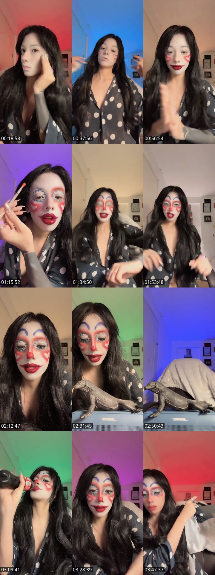 TikTok live: hi!🤡🇨🇳🇺🇸🇨🇴🇩🇪 by @laclownesa