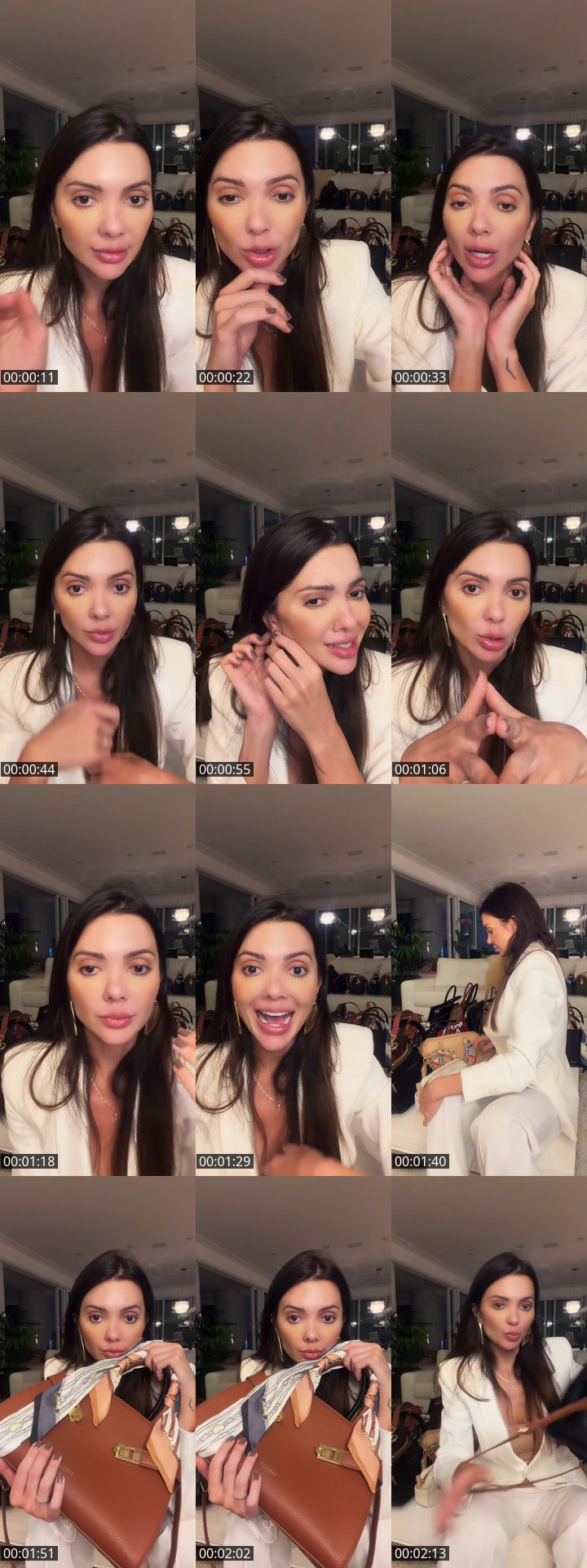 TikTok live: Mega promoção de bolsa e cinto by @caravierimilano