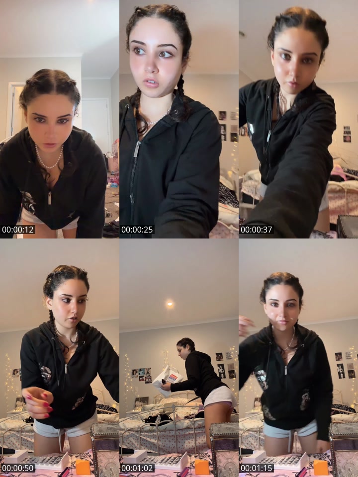 TikTok live: Night routine by @bianca.lovessinging