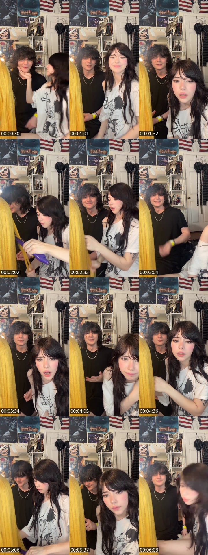 TikTok live: ash nd co does wig styling  by @ashisbees