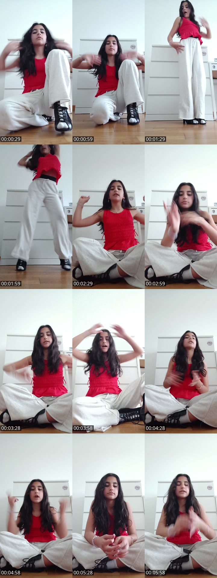 TikTok live: trying new make-up😳 by @maya.veya