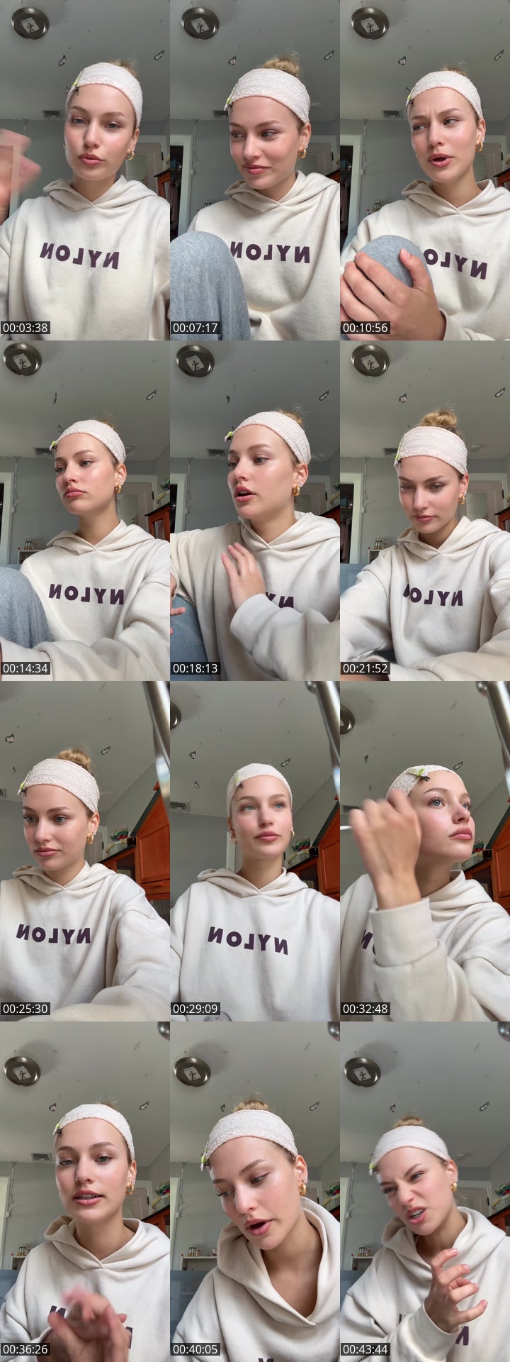 TikTok live: grwm💗🍰 by @madison.contento