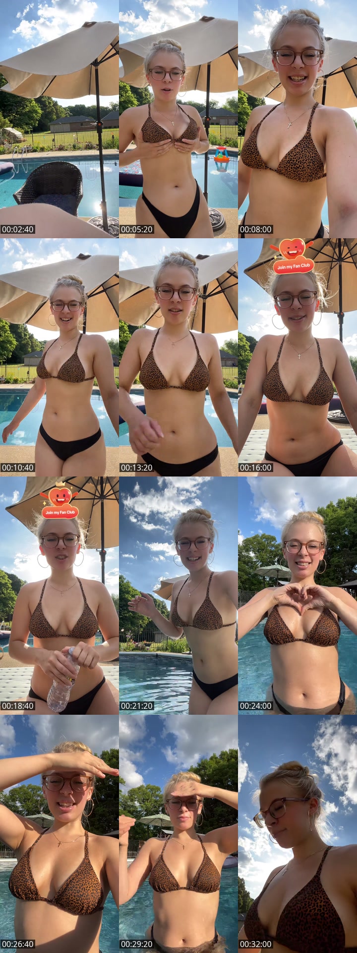 TikTok live: Pool vibes by @lovenattylite