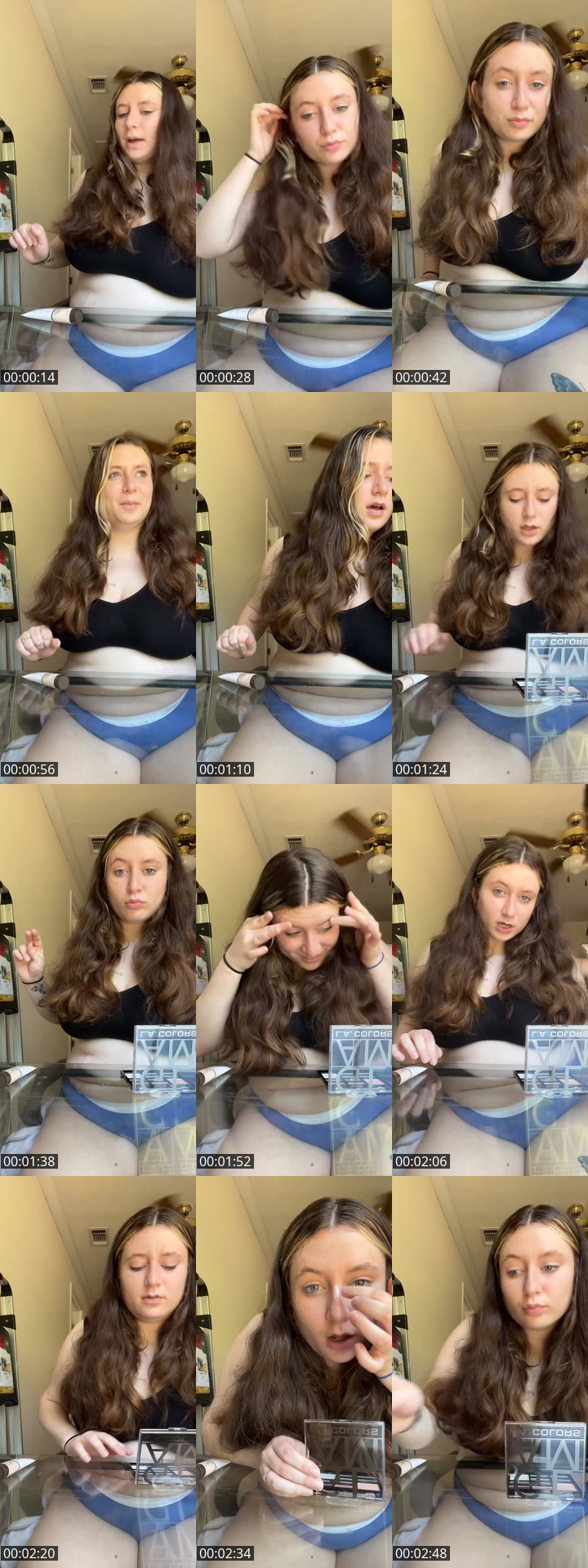 TikTok live: GRWM FOR sitting at home 😭😭 by @impossibleswann