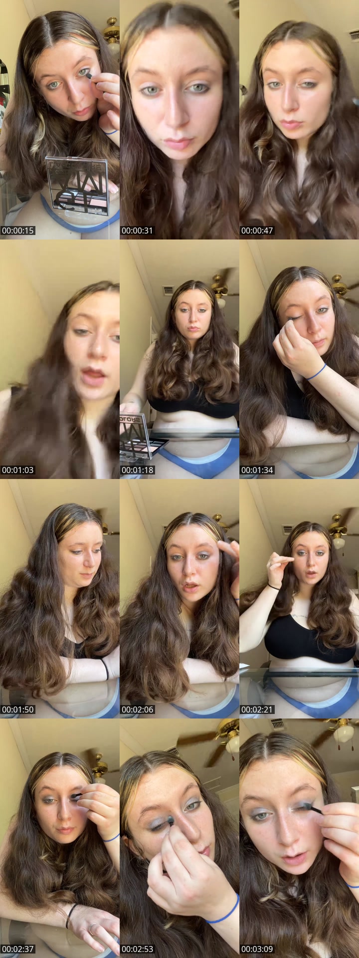 TikTok live: GRWM FOR sitting at home 😭😭 by @impossibleswann