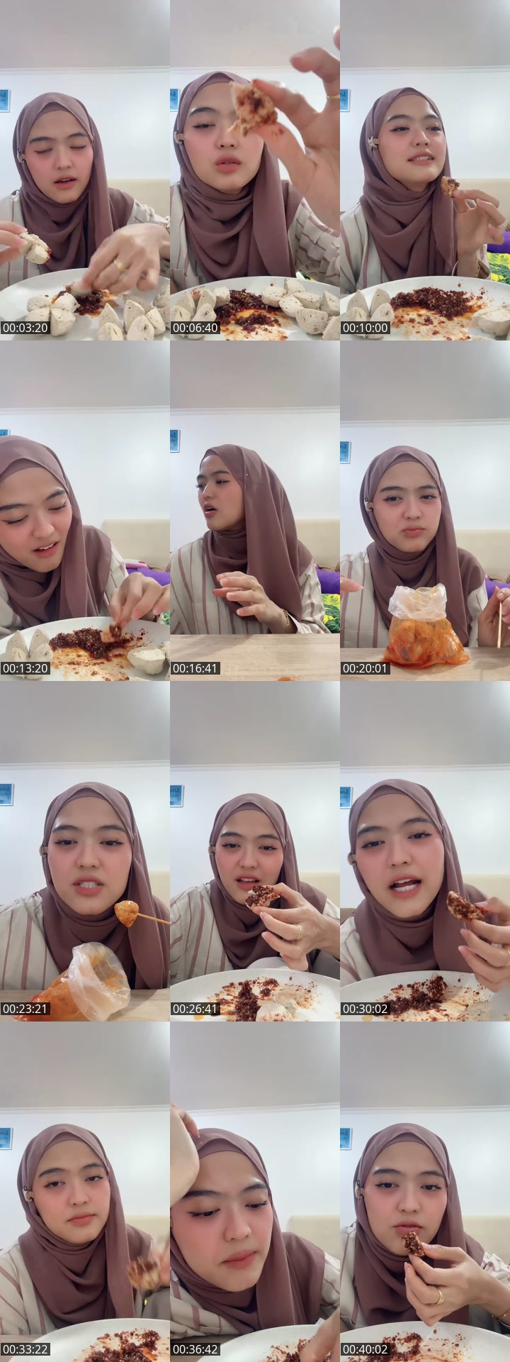 TikTok live: temenin mam basreng by @trishaaazia