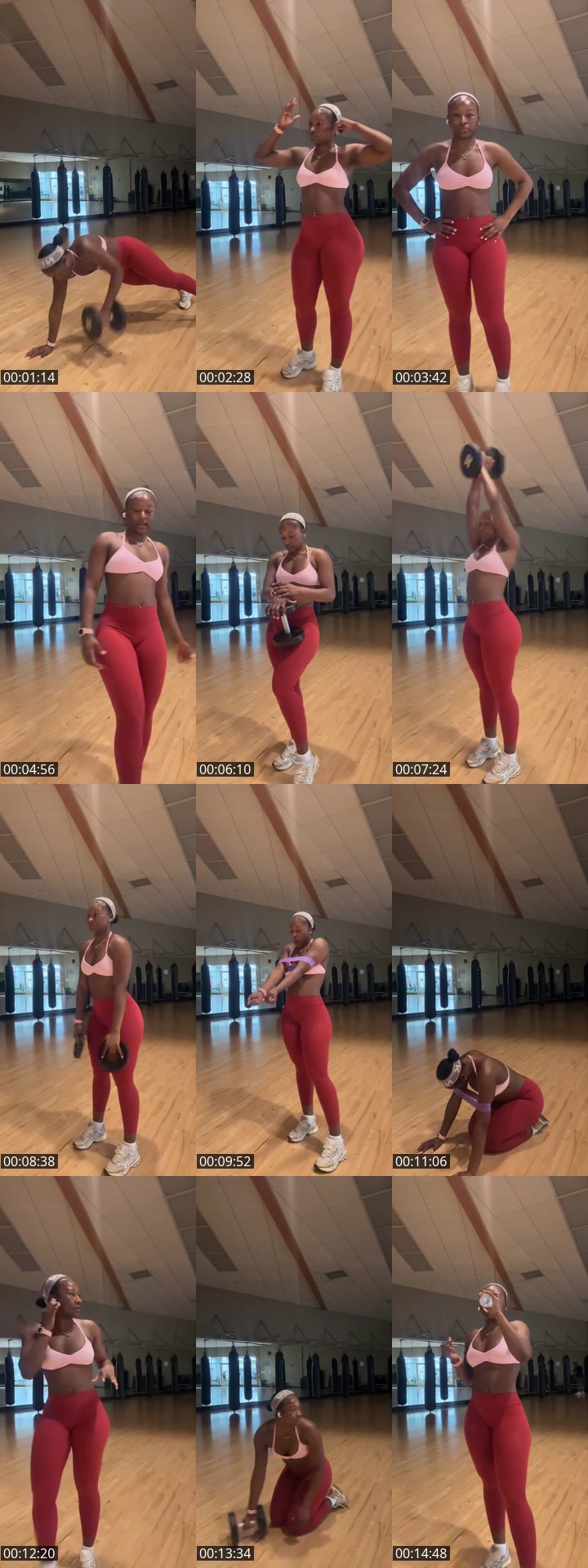 TikTok live: Gym Time 🥲 by @chinagirl.k