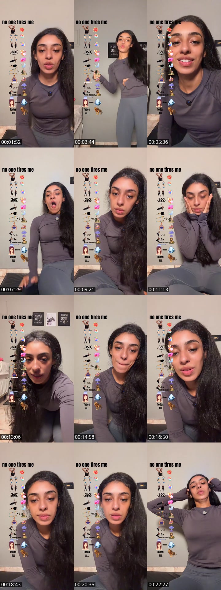 TikTok live: no one tires me by @moana_santos00