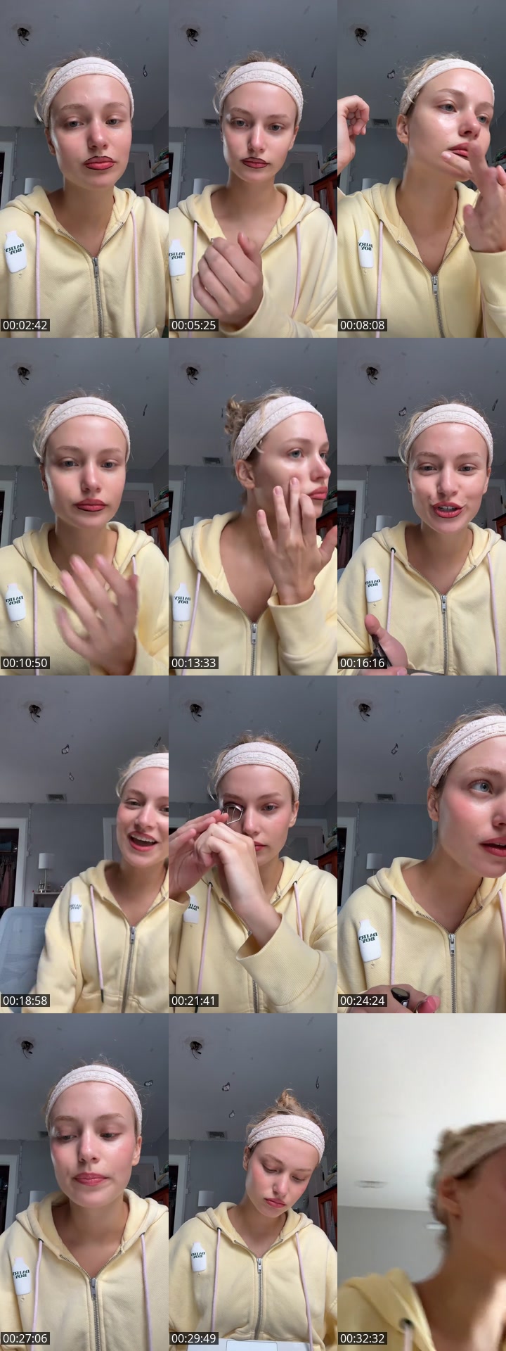 TikTok live: grwm💗🍰 by @madison.contento