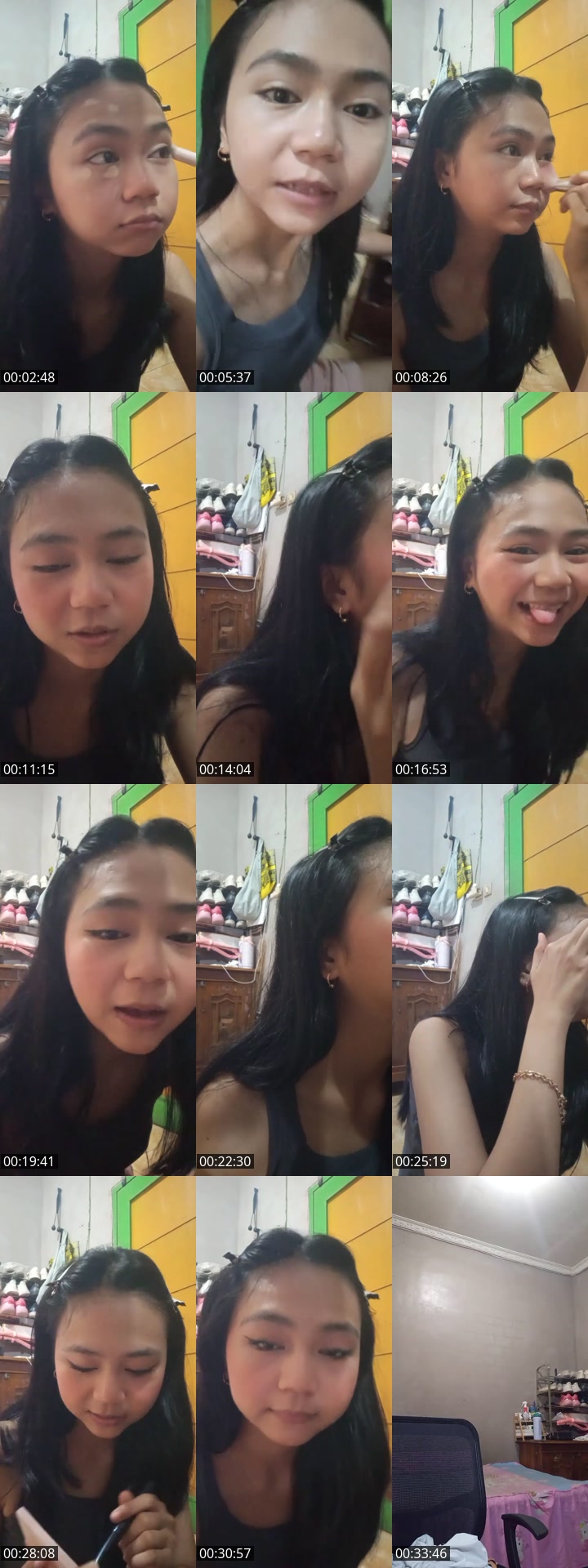 TikTok live: makeup by @a.littleflowers