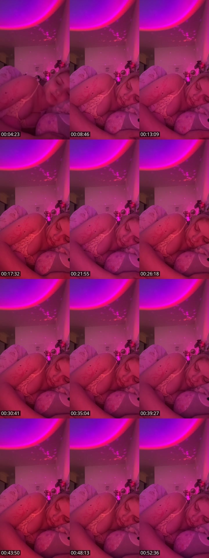 TikTok live: nap with me by @blueybooeymooey