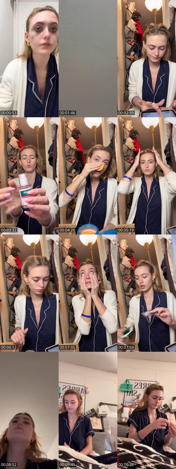 TikTok live: grwm to get cozy by @chlo_in_nyc