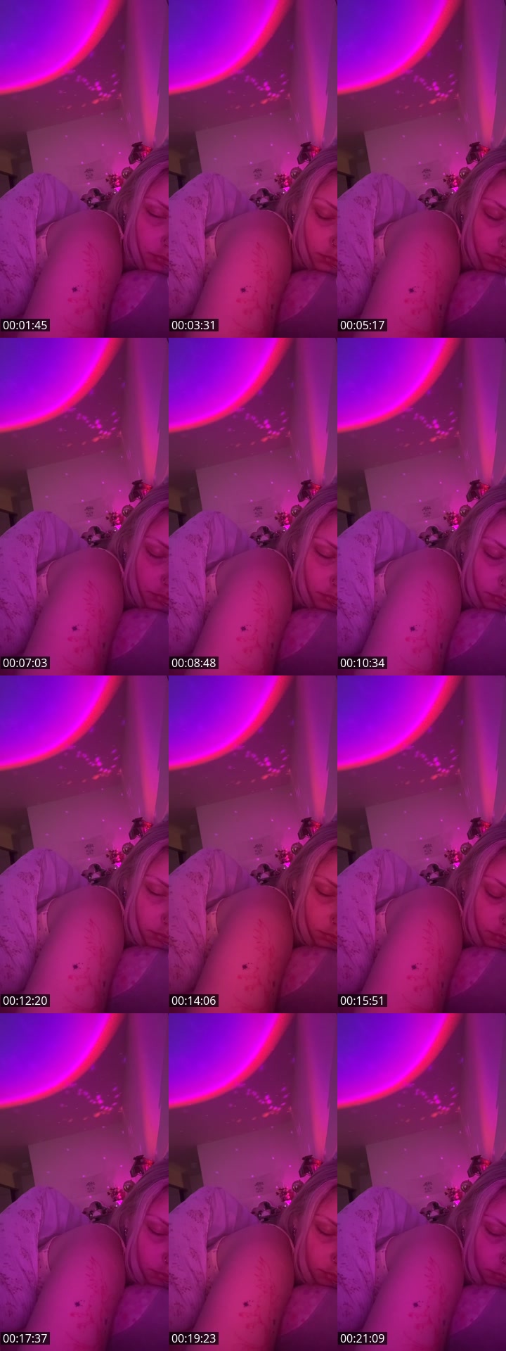 TikTok live: nap with me by @blueybooeymooey