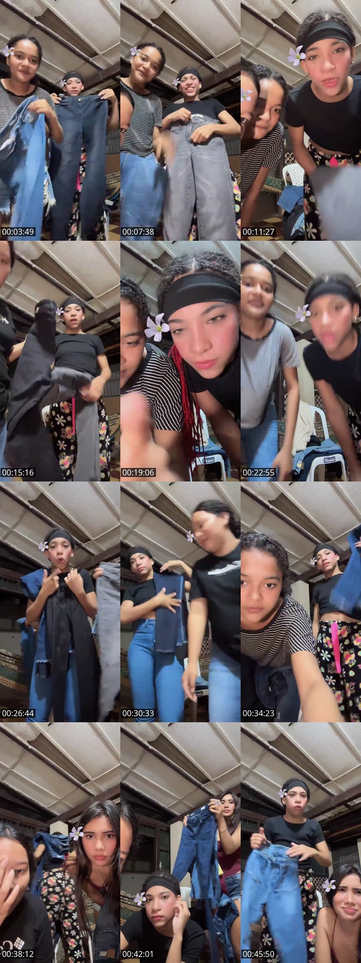 TikTok live: Venta de ropa (pantalones )🎀 by @papitaas18