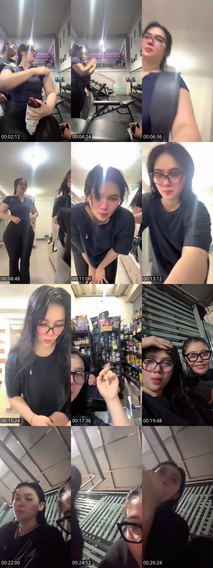 TikTok live: Gym by @diamondcrystalllll