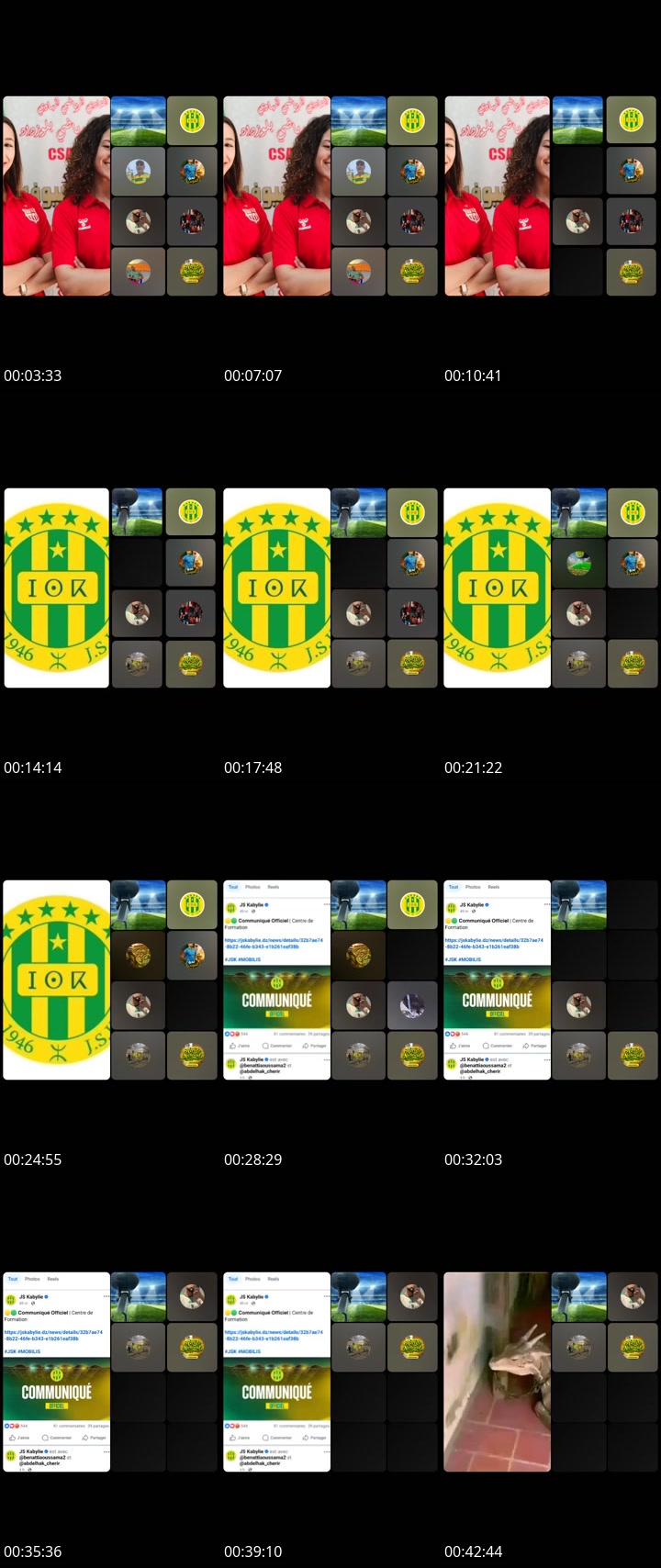 TikTok live: Tous avec la jsk 💚💛⚽️💚 by @j.s.k86