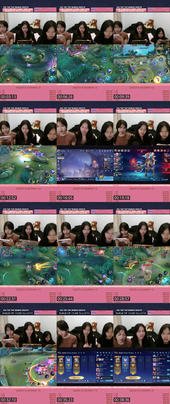 TikTok live: MABAR HAVE FUN YUK by @threeshestergaming
