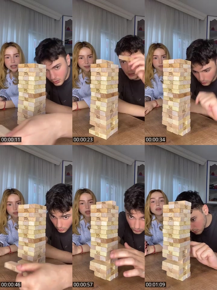 TikTok live: CEZALI JENNGA by @visneli.biber