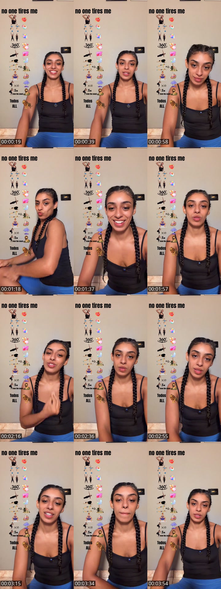 TikTok live: no one tires me by @moana_santos00