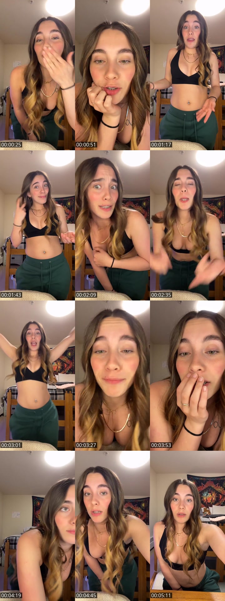 TikTok live: 21+ come chill w me😻 by @leilad420