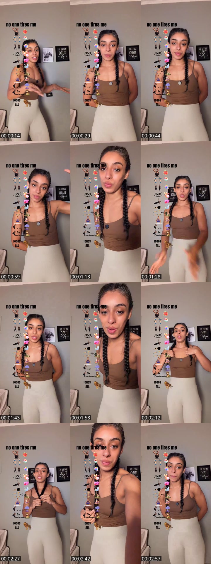 TikTok live: no one tires me by @moana_santos00