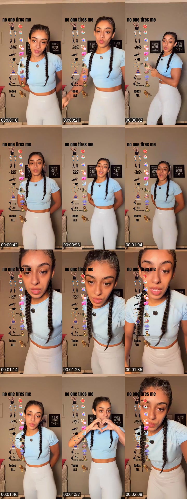 TikTok live: no one tires me by @moana_santos00