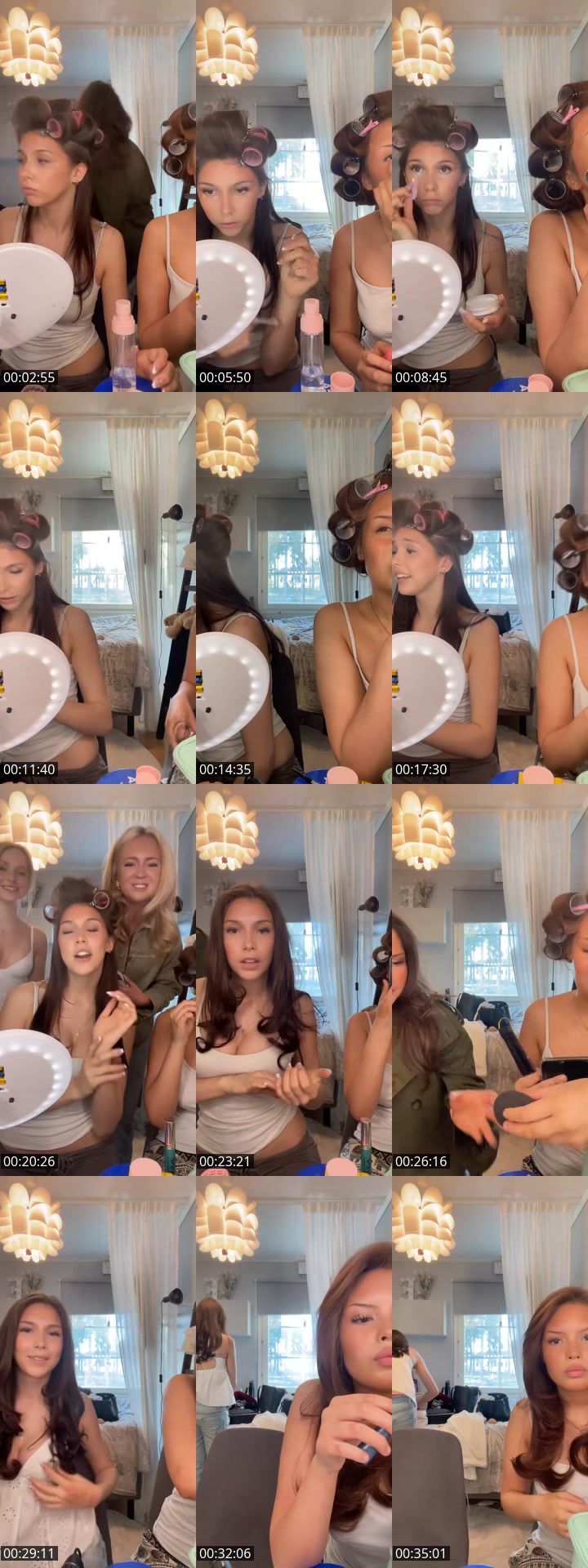TikTok live: GRWU🥰🙌🏼 by @oliviahedkar