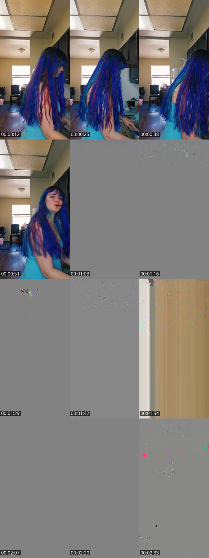 TikTok live: dyed my hair 🥰 by @blue.eyes.blue.skys