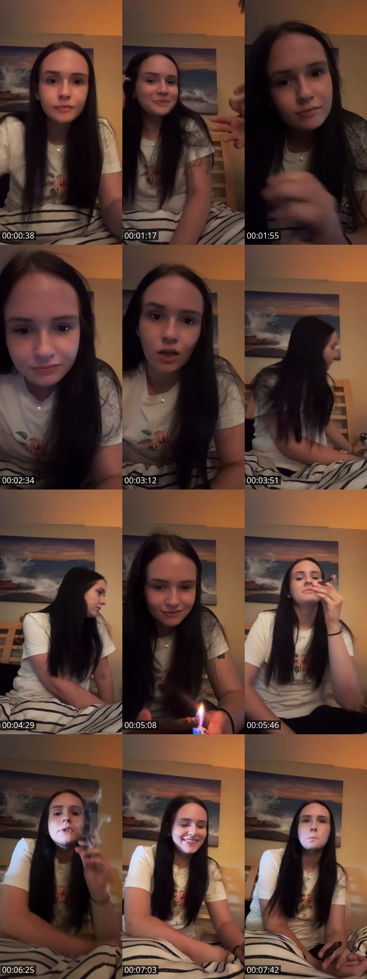 TikTok live: roll nd smokeee by @leahhfaithhh