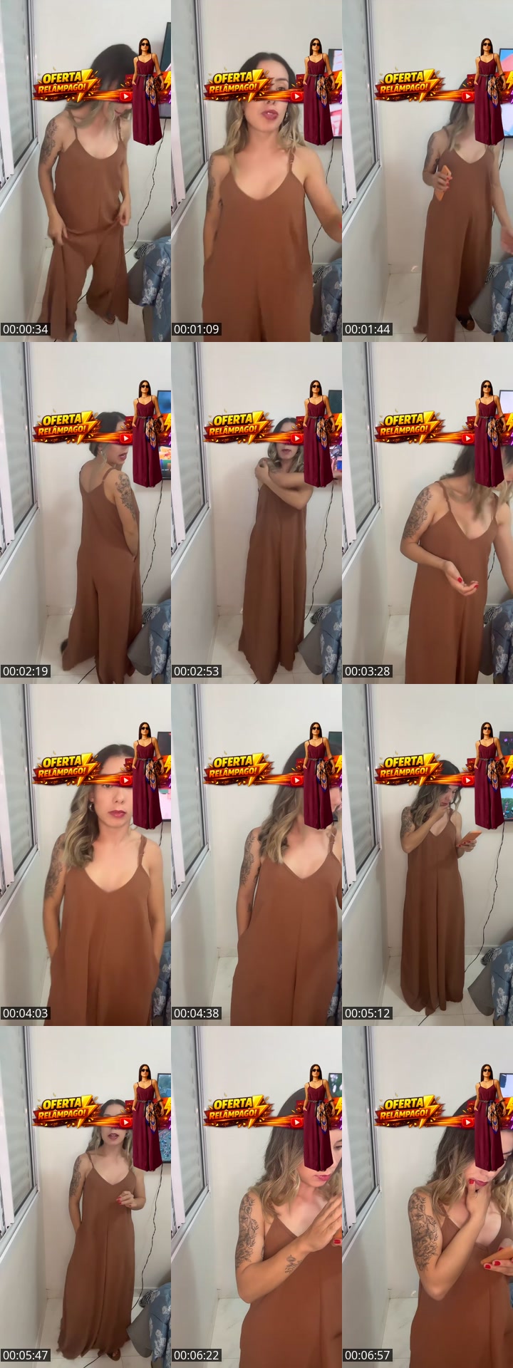 TikTok live: macacão Longo Pantalona by @juniorpc_