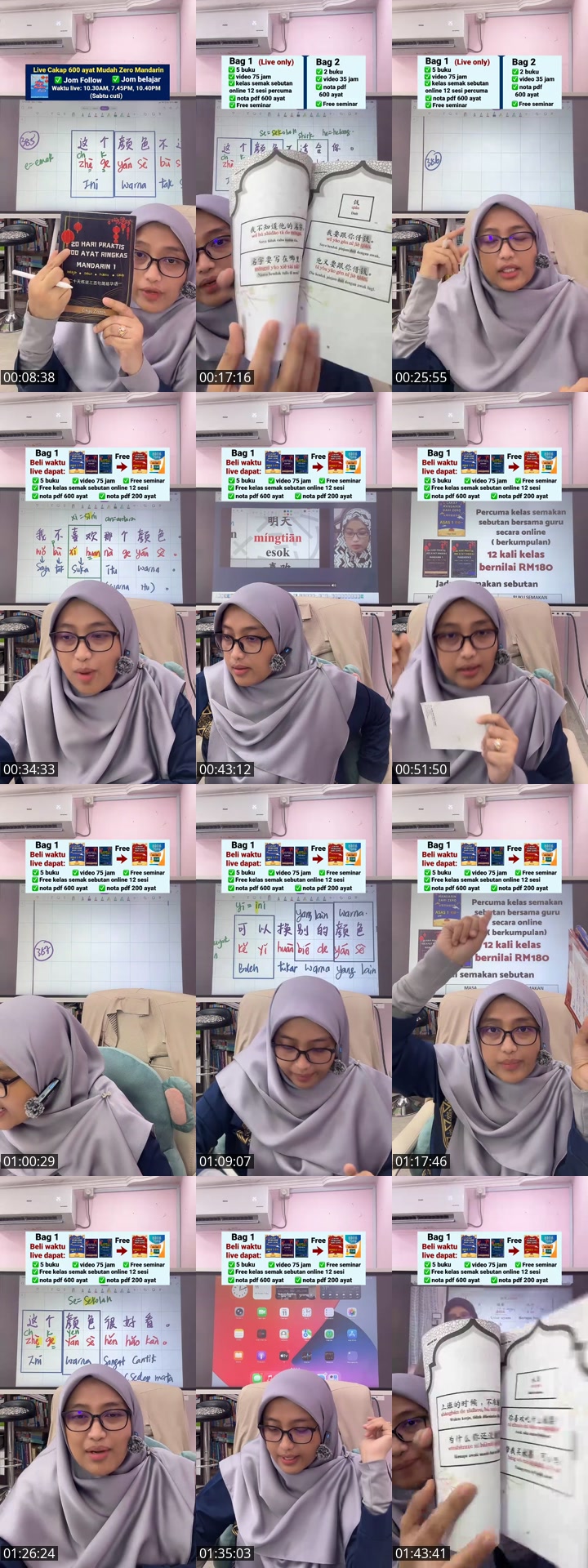 TikTok live: 3 AYAT MUDAH ZERO MANDARIN by @cikgumandarinzazah