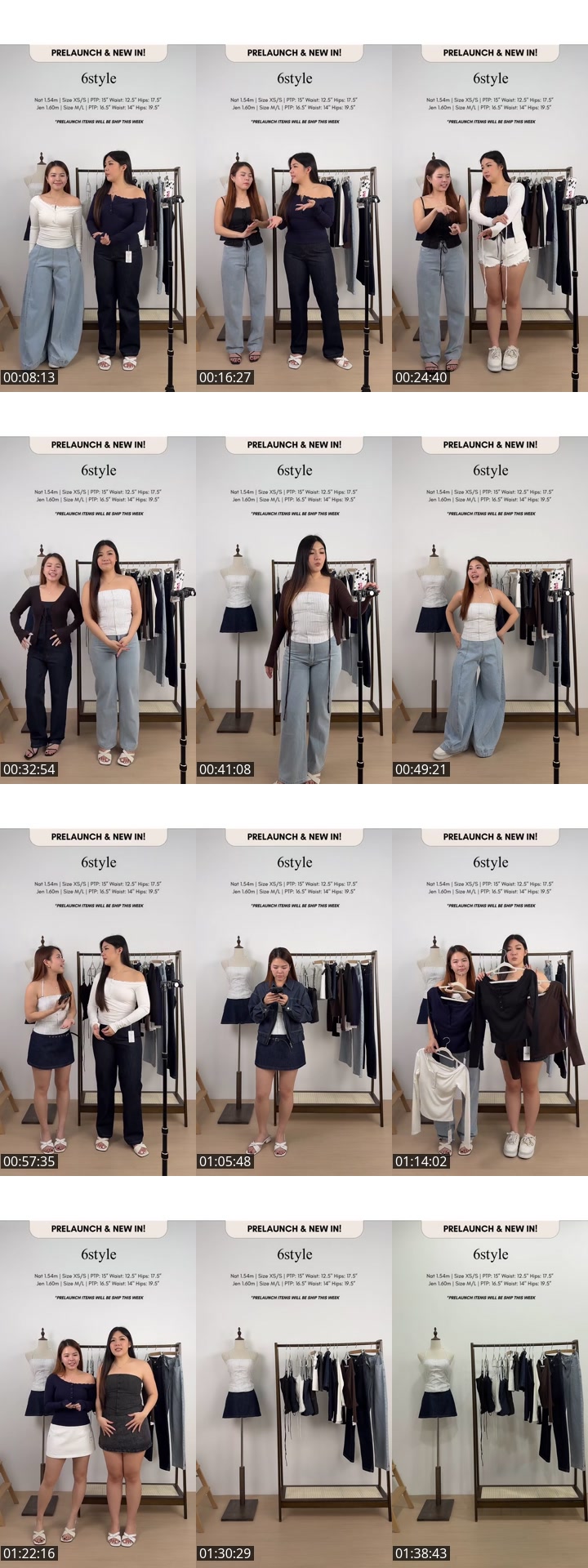 TikTok live: Nat & Jen try ons! ❤️ by @6style