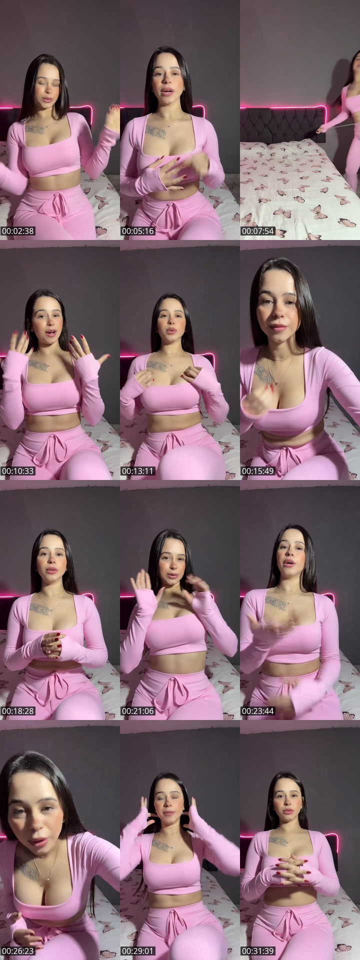 TikTok live: CONJUNTO ROSA POLIAMIDA by @camilarme