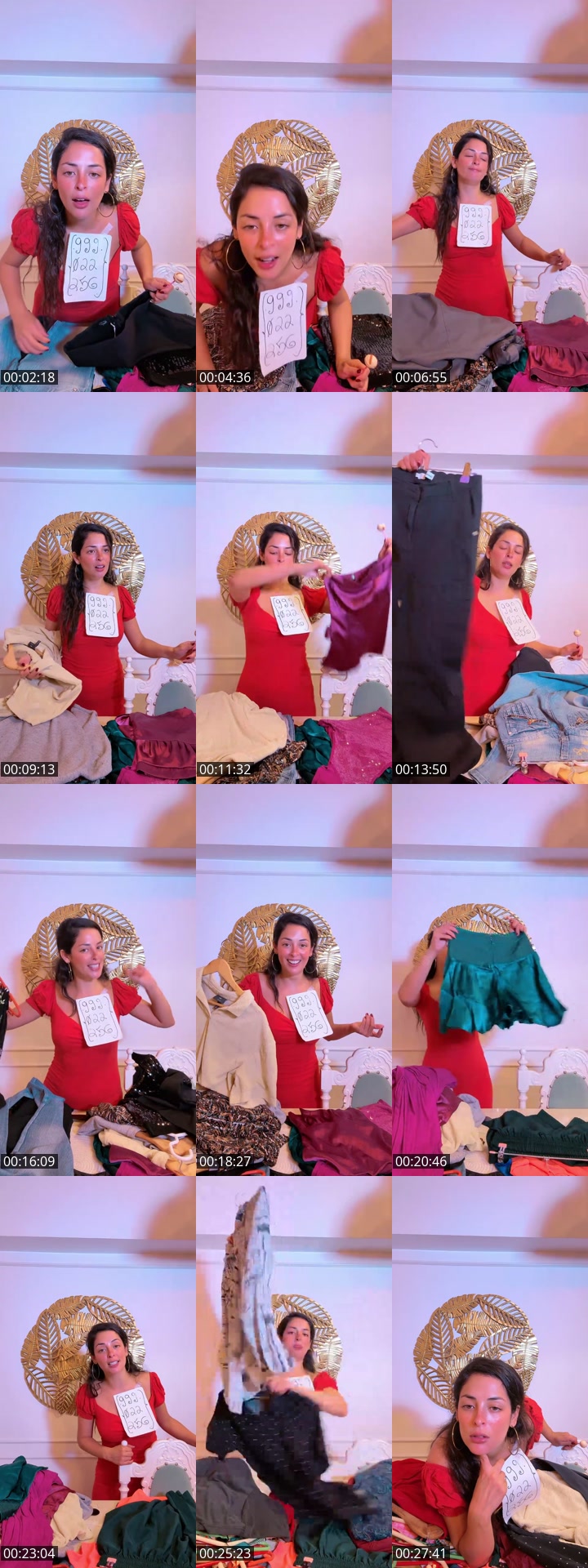 TikTok live: Closet sale!!!! 👀❤️ by @andreitaluna1902