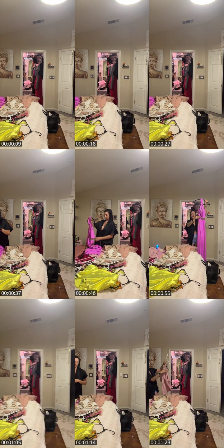 TikTok live: Cleaning out the closet by @mslizerellaa