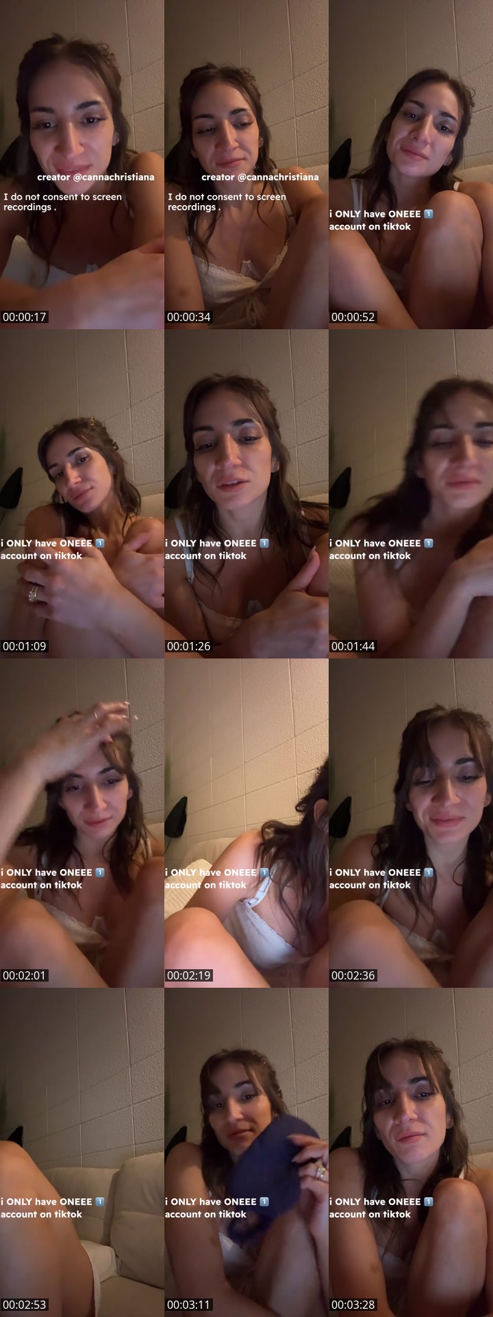 TikTok live: goodnight by @cannachristiana
