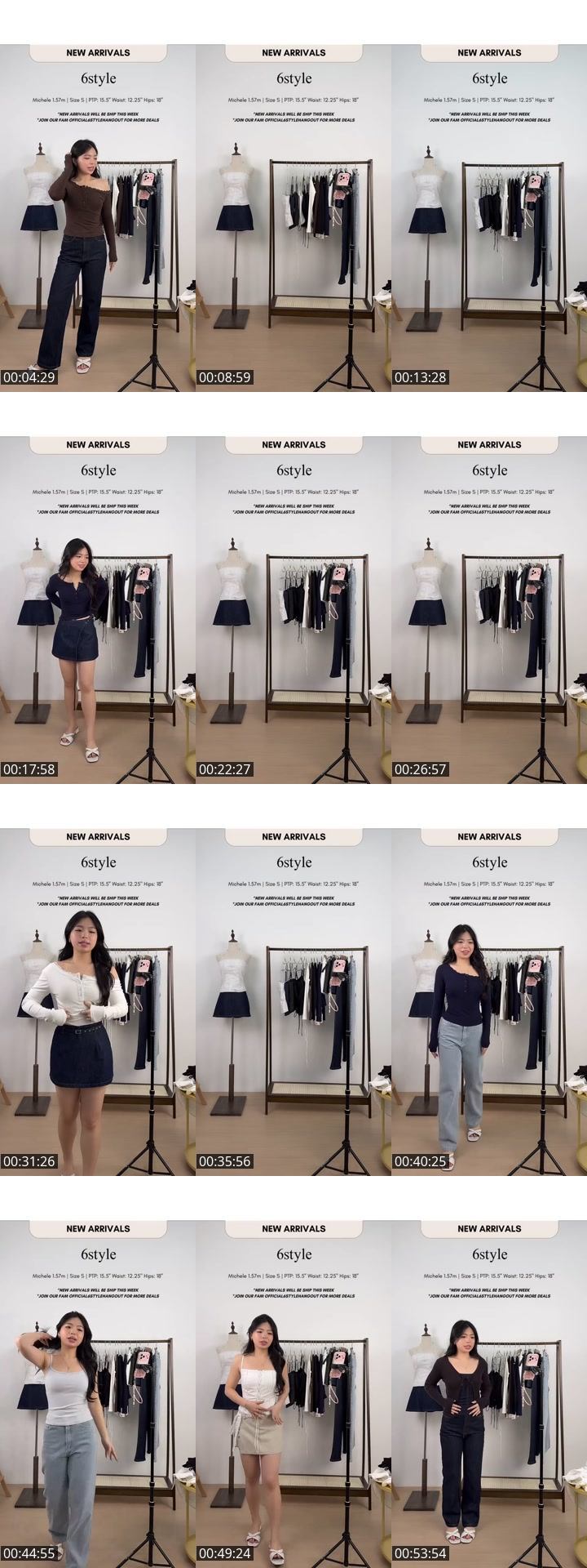 TikTok live: Nat  Jen try ons! ❤️ by @6style